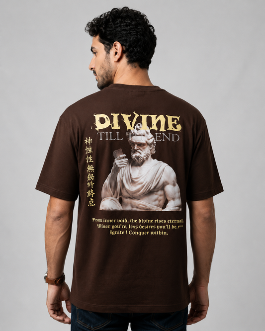 DIVINE “Silence Speaks” Premium Oversized T-Shirt