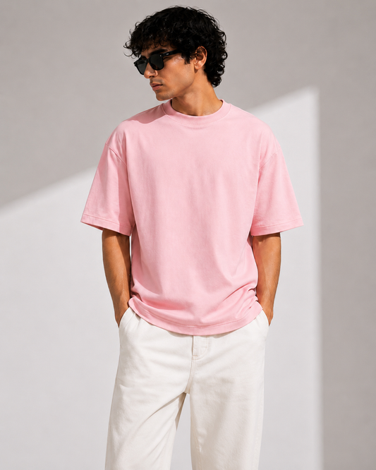 VALDIMO Premium Oversized T-Shirt – Baby Pink