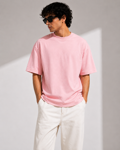 VALDIMO Premium Oversized T-Shirt – Baby Pink