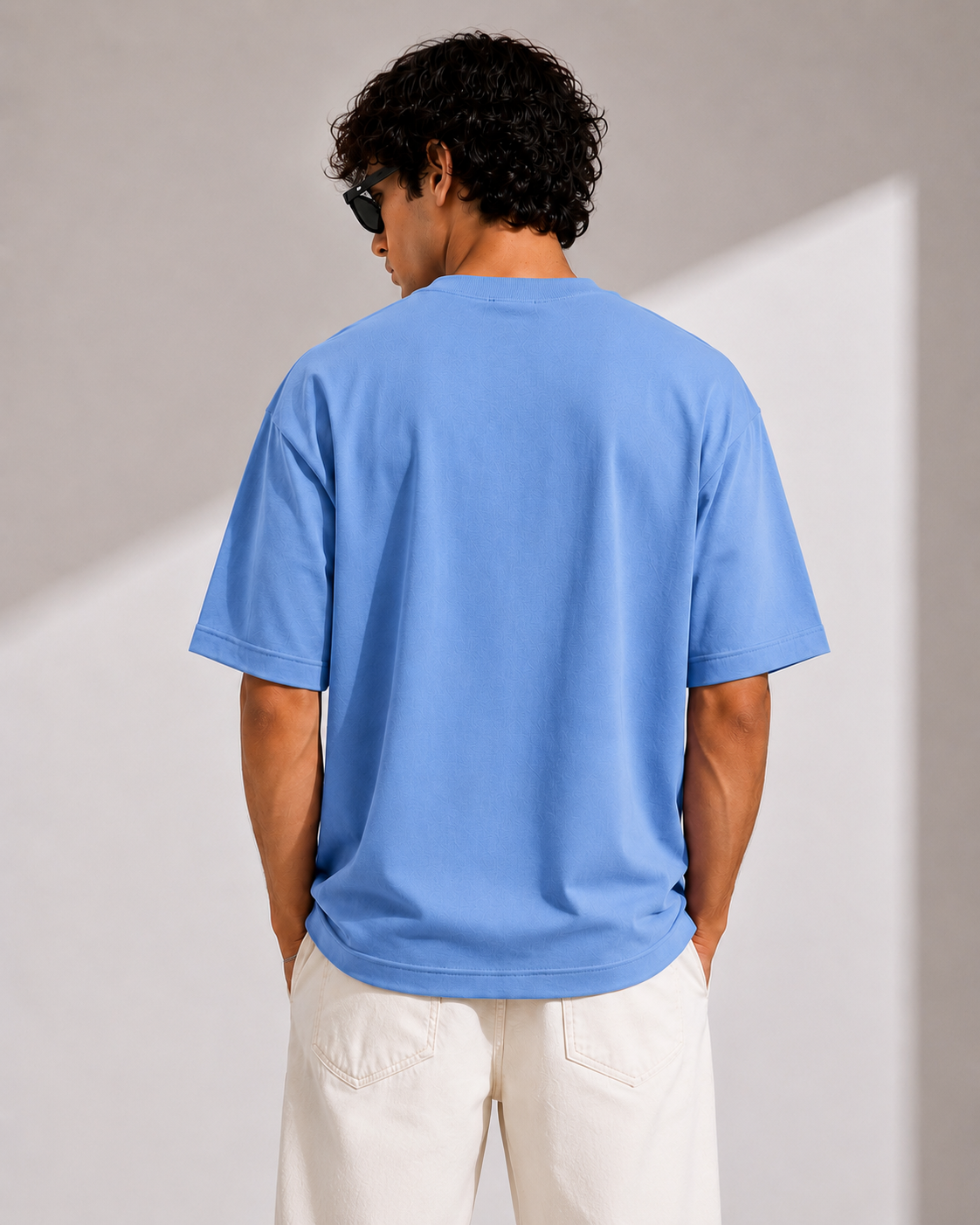 VALDIMO Premium Oversized T-Shirt – Sky Blue