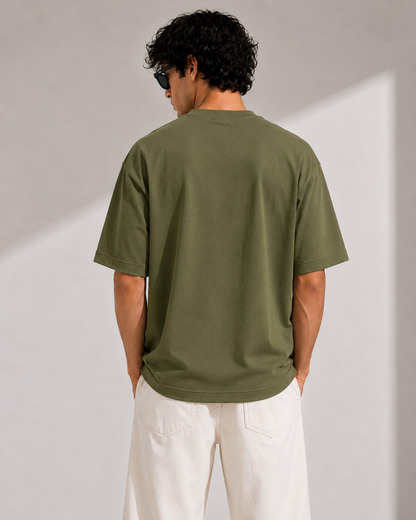 VALDIMO Premium Oversized T-Shirt – Olive Green